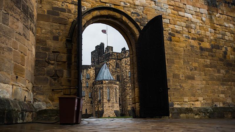 Castle doorway