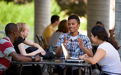 Students outside